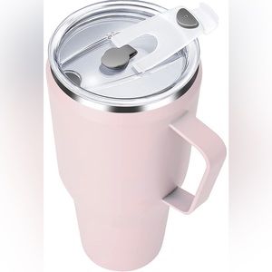 40 oz quencher tumbler Stainless Steel Vacuum Insulated Mug Handle,Lid and Straw